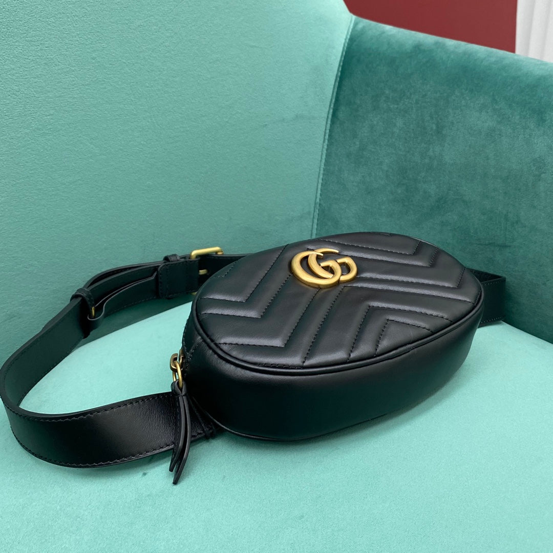 Bolsa Shoulder Couro Letras Entrelaçadas