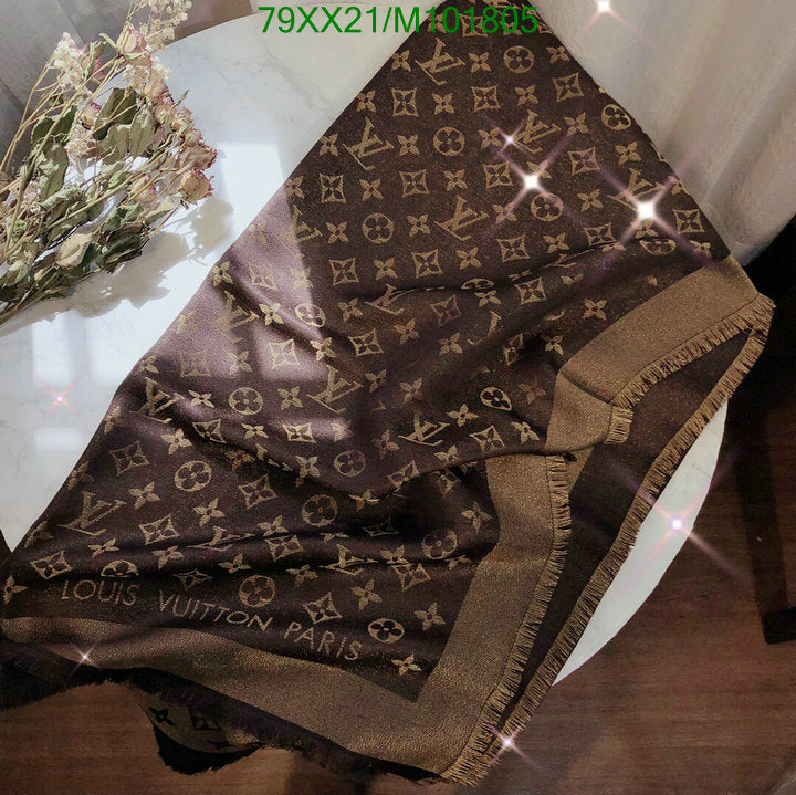 Pashmina Xale Padrão Monograma Geométrico
