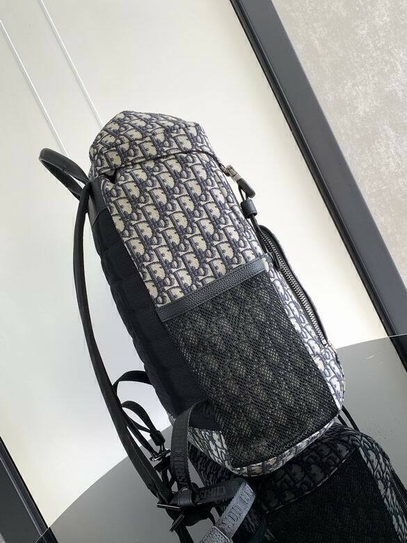 Mochila Couro Padrão Inclinado