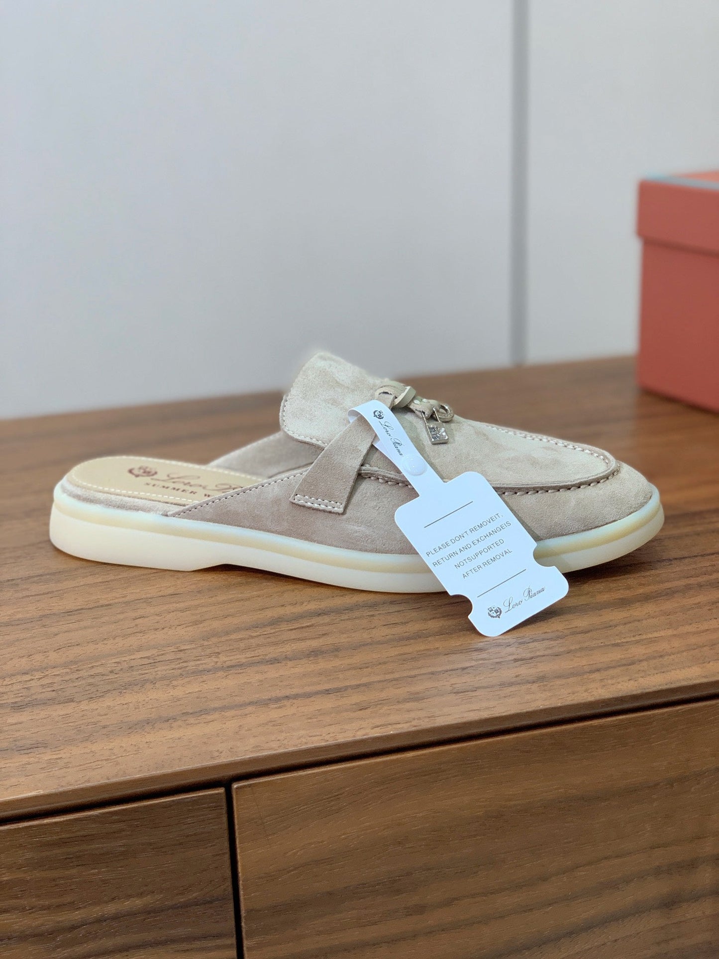 Mule Casual Couro Marrom Conforto