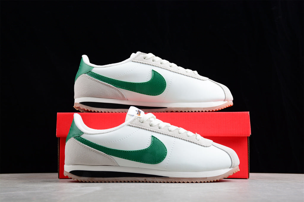 Tênis Couro Estilo Vintage Verde