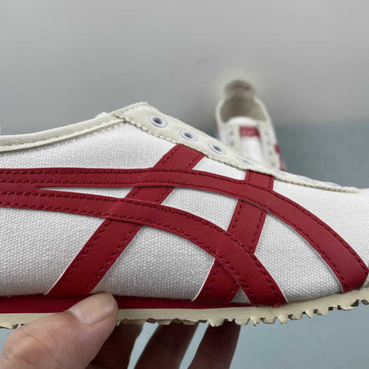 Tênis Couro Estilo Vintage Branco Bordô