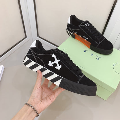 Tênis Couro Branco Preto