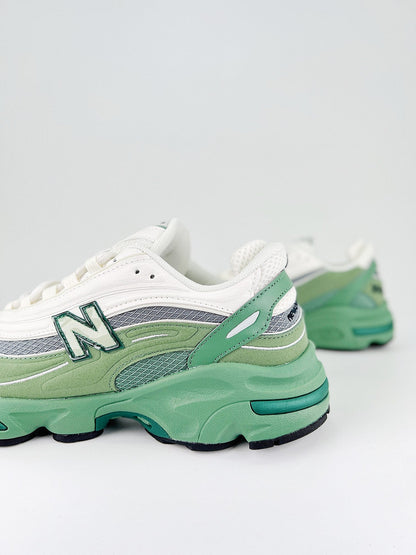 Tênis Runner Mesh Verde Cinza