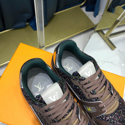 Tênis Casual Cinza Multicolorido