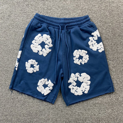 Shorts Moletom Algodão Estampa Frontal