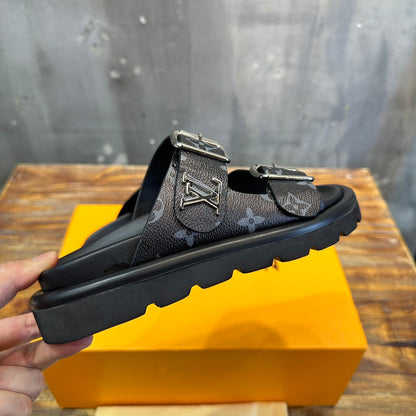 Chinelo Couro Vintage