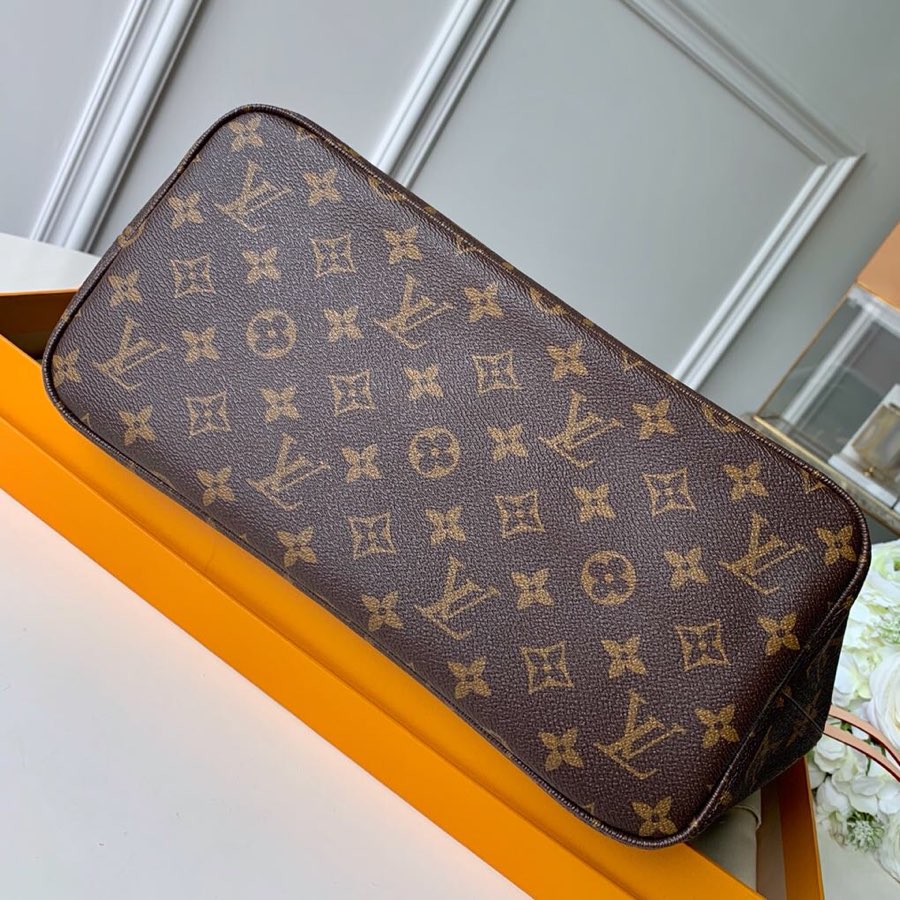 Bolsa Tote Couro Reversível Marrom e Bege com Alças Compridas