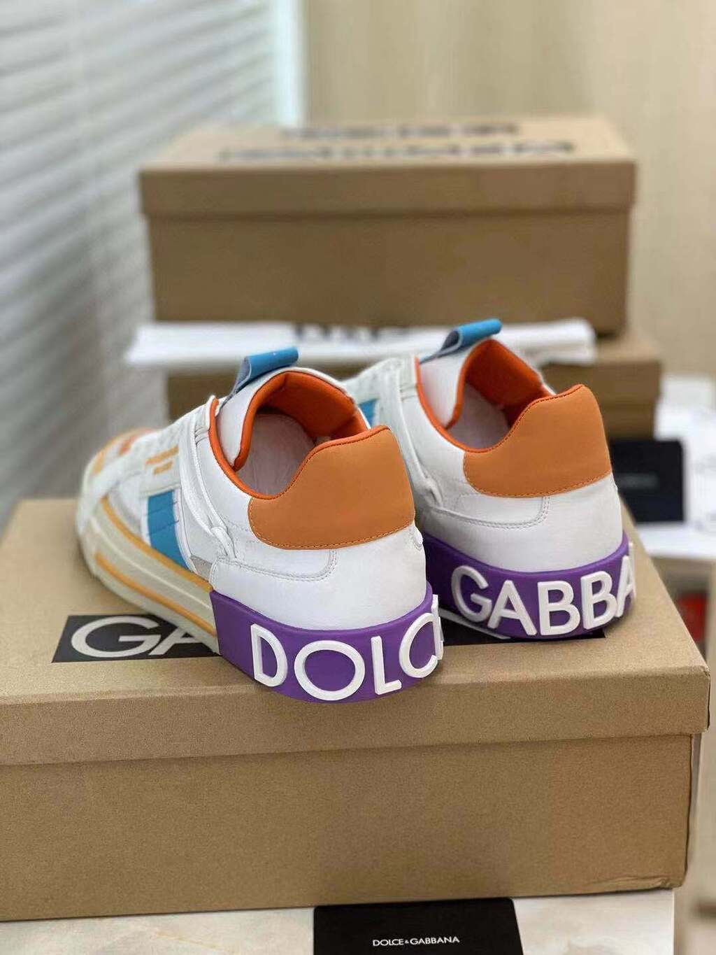 Tênis Couro Personalizado Multicolor Cano Baixo