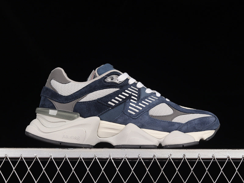 Tênis Runner Malha Natural e Indigo Solado Contrastante