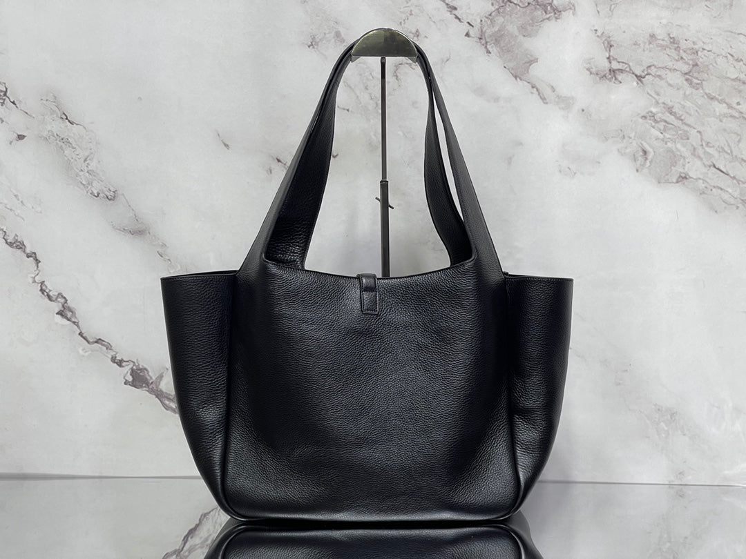 Bolsa Ombro Couro Estruturada Bege