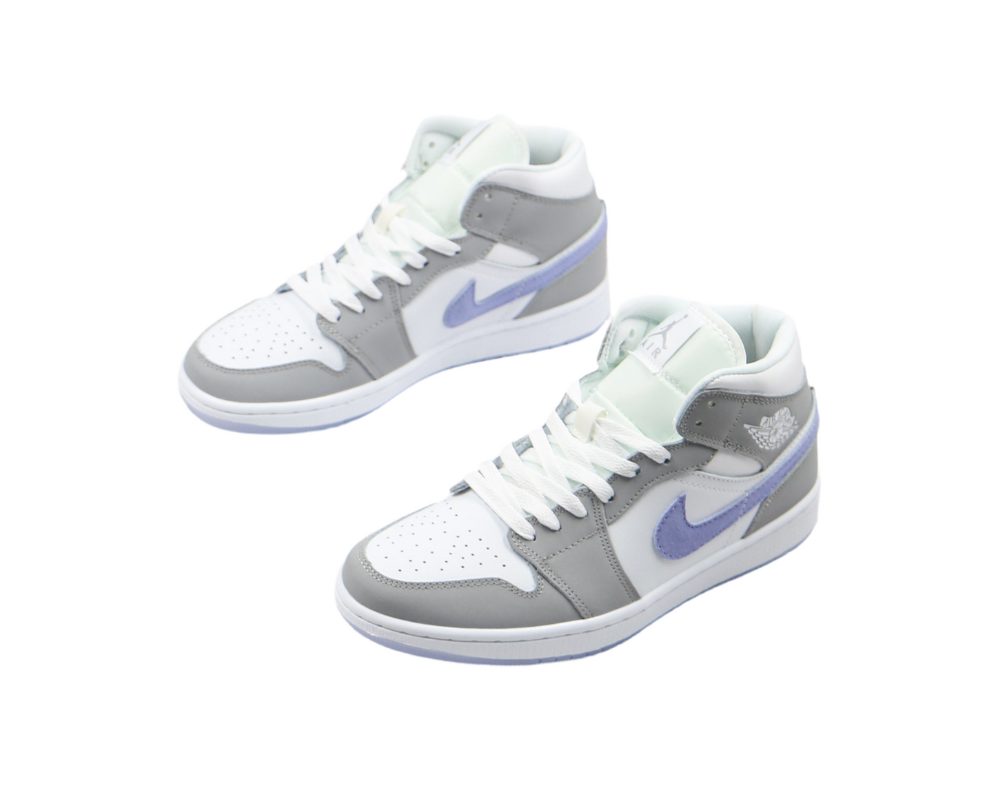 Jordan 1 Mid Wolf Grey Aluminum