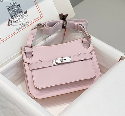 Bolsa Couro Estruturada Mauve Tira Ajustável