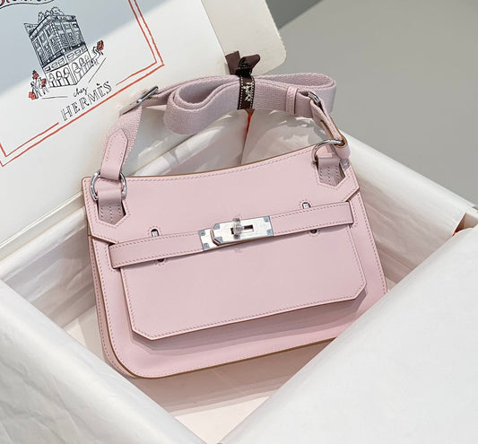 Bolsa Couro Estruturada Mauve Tira Ajustável