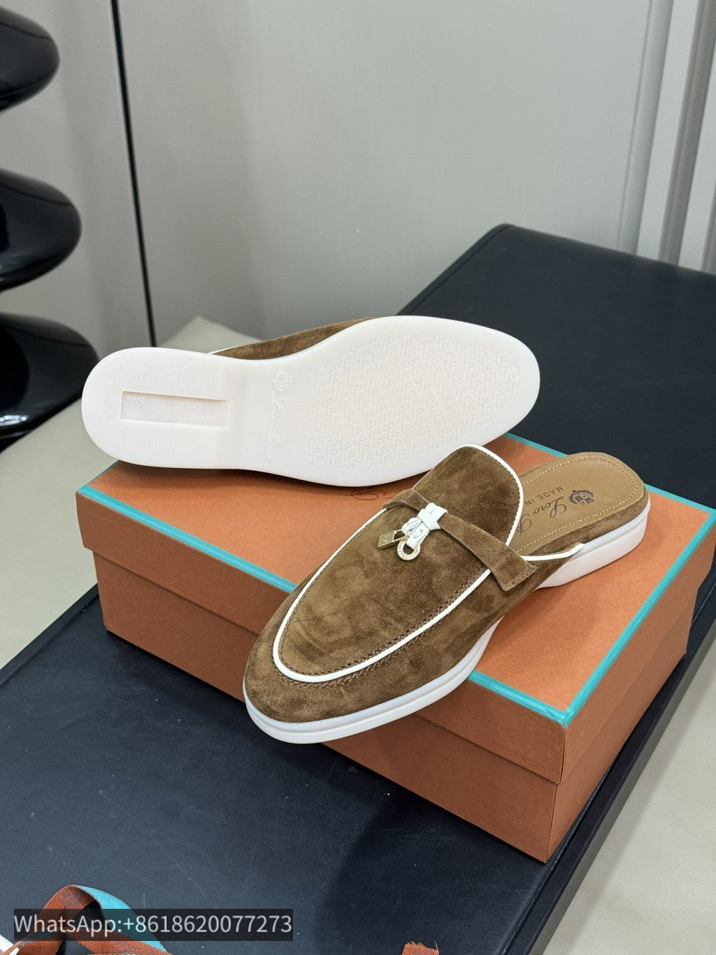 Mule Couro Casual Confortável