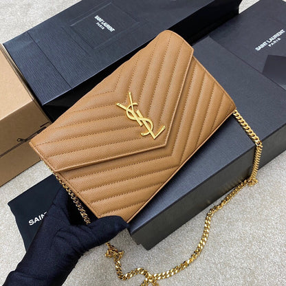 Bolsa Ombro Couro Preto Minimalista