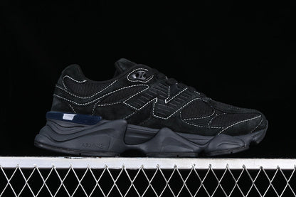 Tênis Runner Malha Preto Cinza e Branco