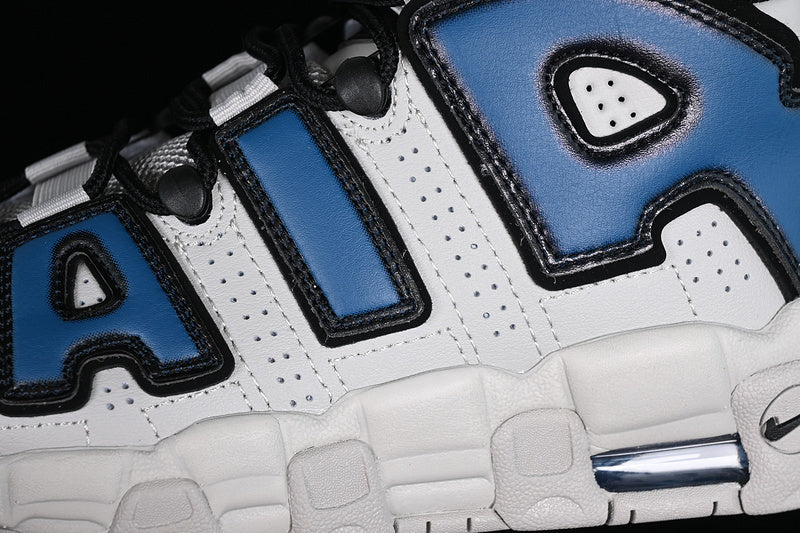 Tênis Cano Alto Mesh Azul Industrial Detalhes Brancos