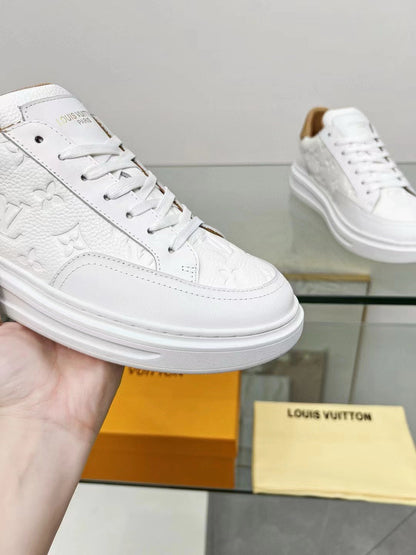 Tênis Couro Branco Casual