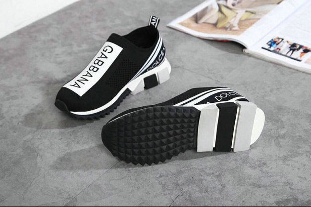 Tênis Couro Branco Preto Cinza