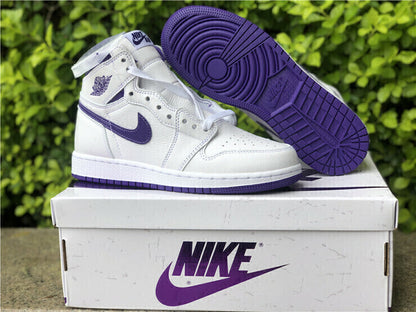 Tênis Cano Alto Basquete Couro Roxo