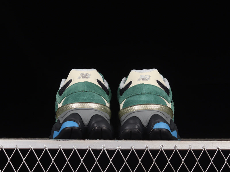 Tênis Runner Malha Forest Green Detalhe Cinza