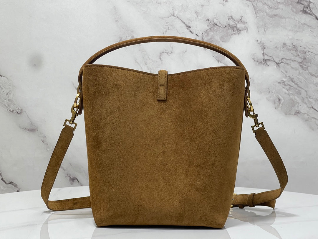 Bolsa Satchel Camurça Média 37cm