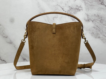 Bolsa Satchel Camurça Média 37cm