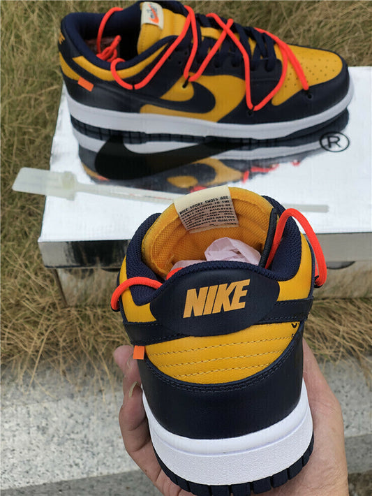 NIKE SB DUNK LOW X OFF-WHITE UNIVERSITY GOLD