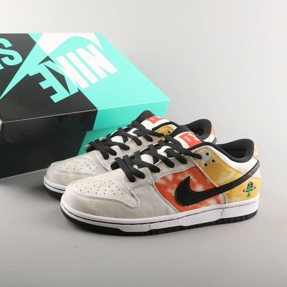 Tênis Cano Baixo Lona Tie-Dye Branco