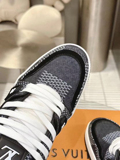 Tênis Casual Couro Preto