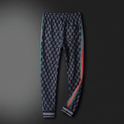 Moletom Jacquard Padrão Monograma Geométrico