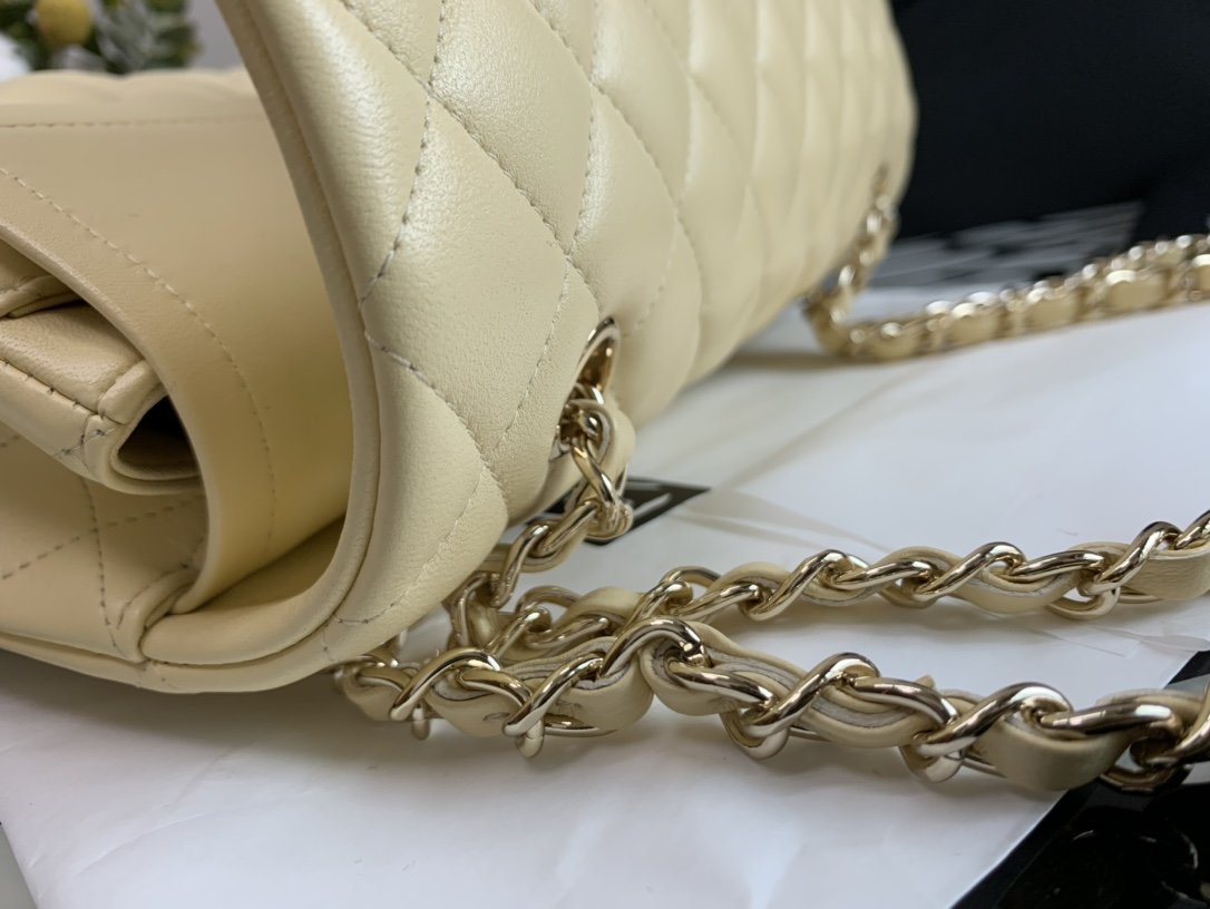 Bolsa Couro Bege