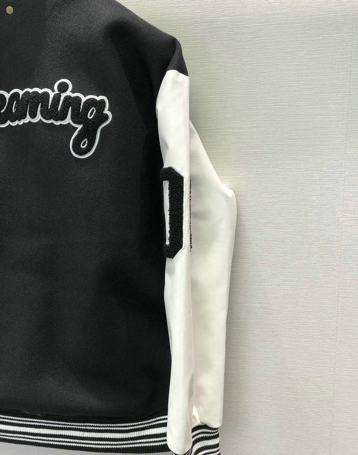 Jaqueta Branco Preto