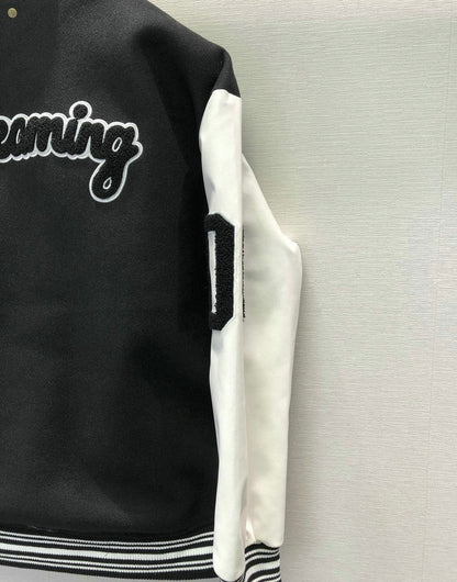Jaqueta Branco Preto