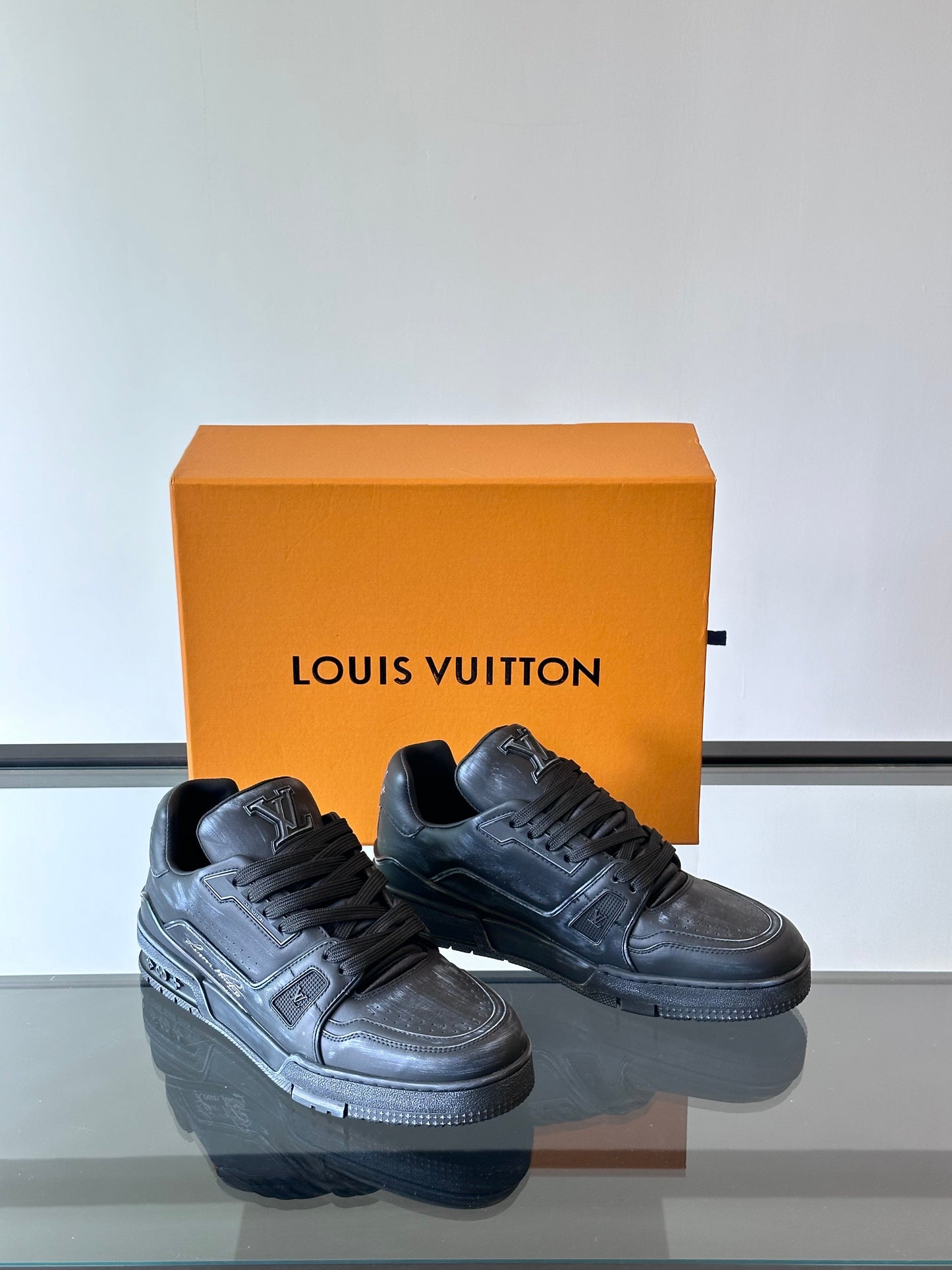 Tênis Casual Couro Preto