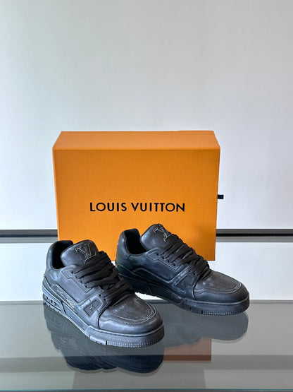 Tênis Casual Couro Preto