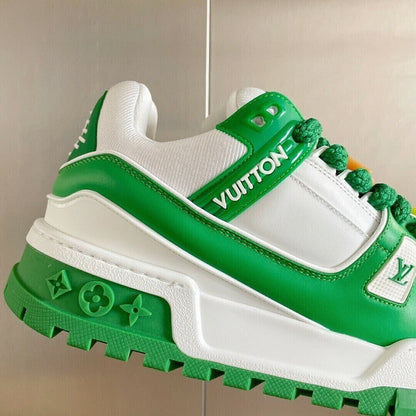 Tênis Casual Couro Verde