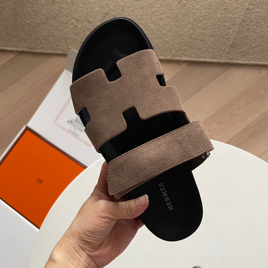 Hermès Chypre Suede - Capuccino