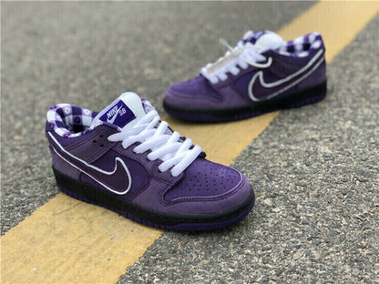 Tênis Skate Couro Cano Baixo Roxo