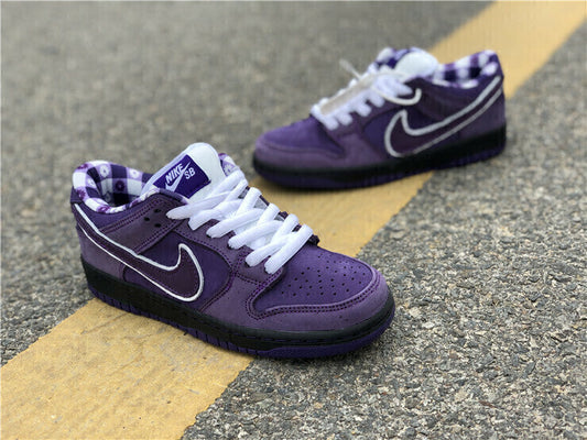Tênis Skate Couro Cano Baixo Roxo