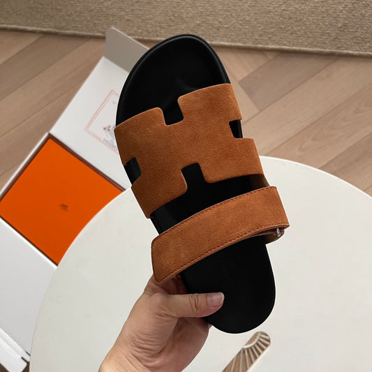 Hermès Chypre Suede - Laranja