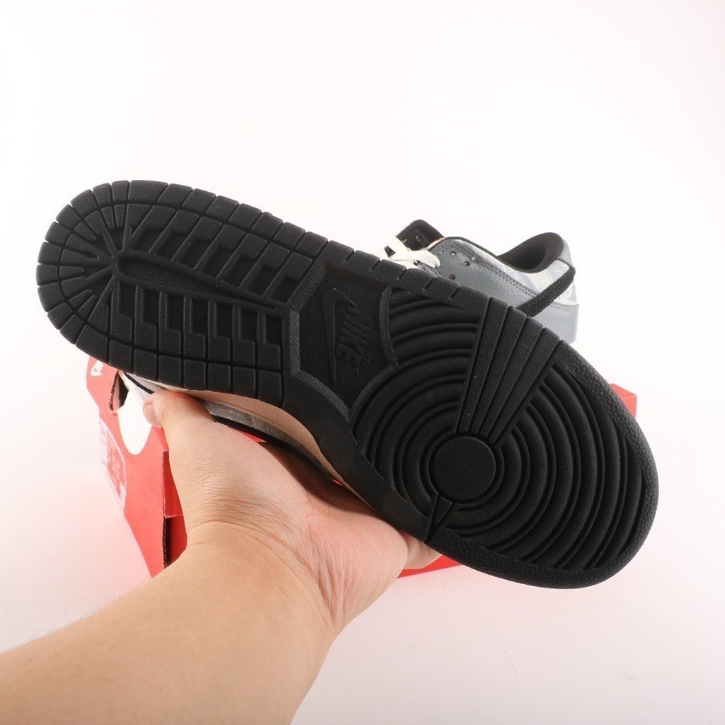 Tênis Skate Couro Cano Baixo