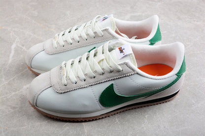Tênis Couro Estilo Vintage Verde
