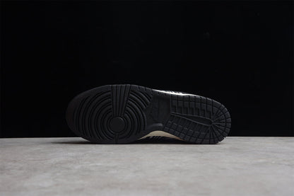 Tênis Cano Baixo Couro Padrão Zebra Preto e Branco