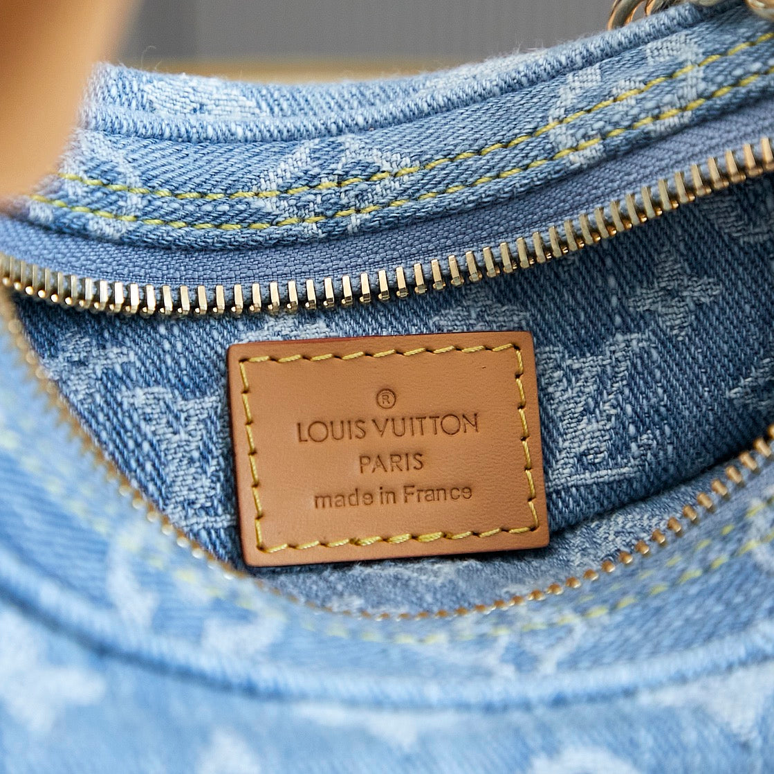Bolsa Loop Denim Azul Céu