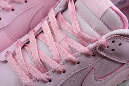 Tênis Cano Baixo Couro Rosa Prism Detalhe Branco
