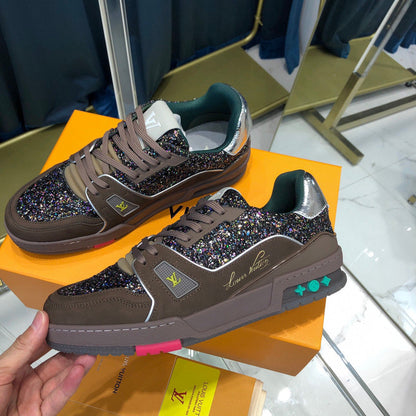Tênis Casual Cinza Multicolorido