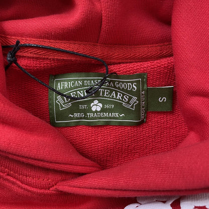 Moletom Algodão Vermelho Estampa Grinalda