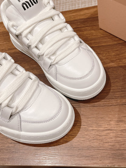 Tênis Couro Branco Casual
